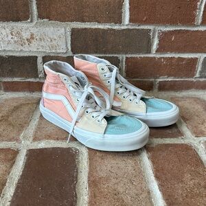 vans | colorblock high tops